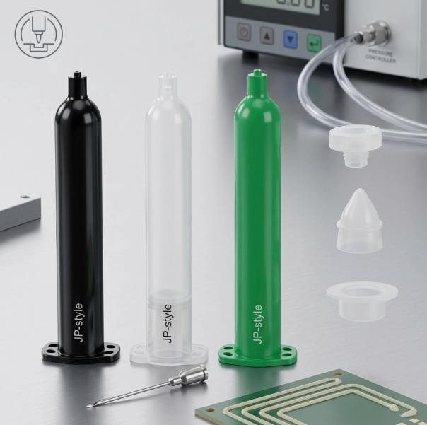Wyb&oacute;r odpowiedniego plastikowego cylindra strzykawki typu JP w celu zapewnienia bardziej niezawodnego dozowania